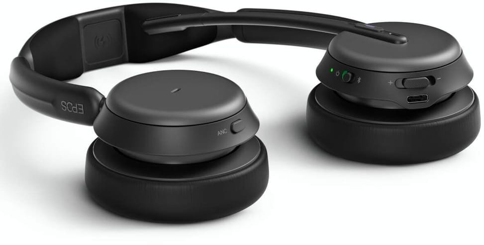 سماعة رأس بميكروفون لاسلكية Bluetooth Epos Impact 1060T ANC (1001136) — صورة 8