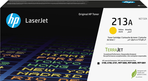 HP 213A Yellow (W2132A) - Original HP LaserJet Toner