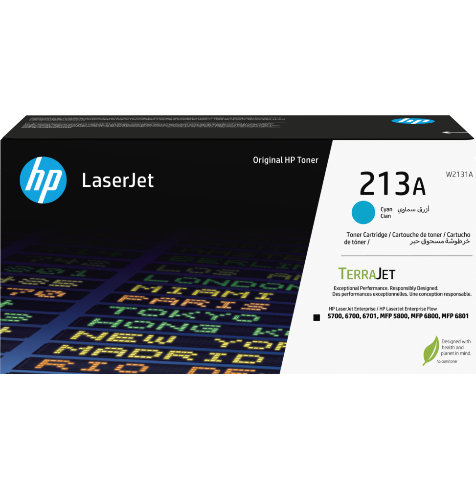 HP 213A Cyan (W2131A) - Toner HP LaserJet d'origine