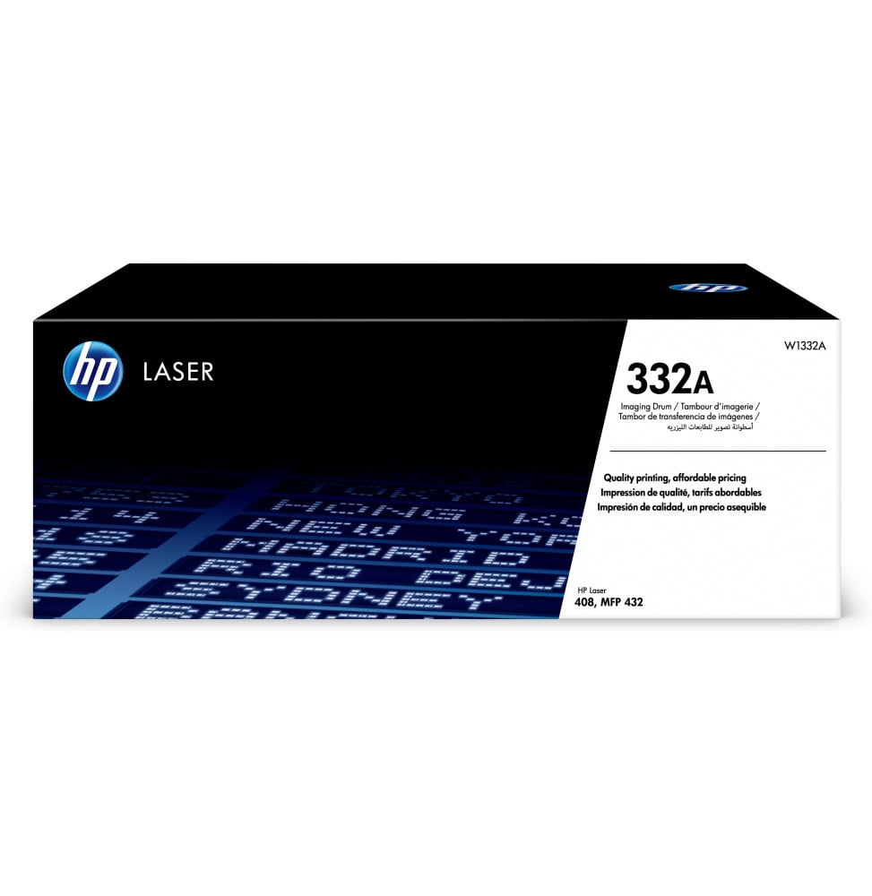 HP 332A Noir (W1332A) - Tambour d'imagerie Laser d'origine