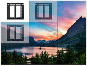 Support Mural Vidéo B-Tech BT8312 Slimline Soft-Open Full Service (BT8312-SP491/B) — image 2