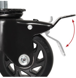 roulettes freinées B-Tech System X - 2pcs (BT8380-CASTORS)
