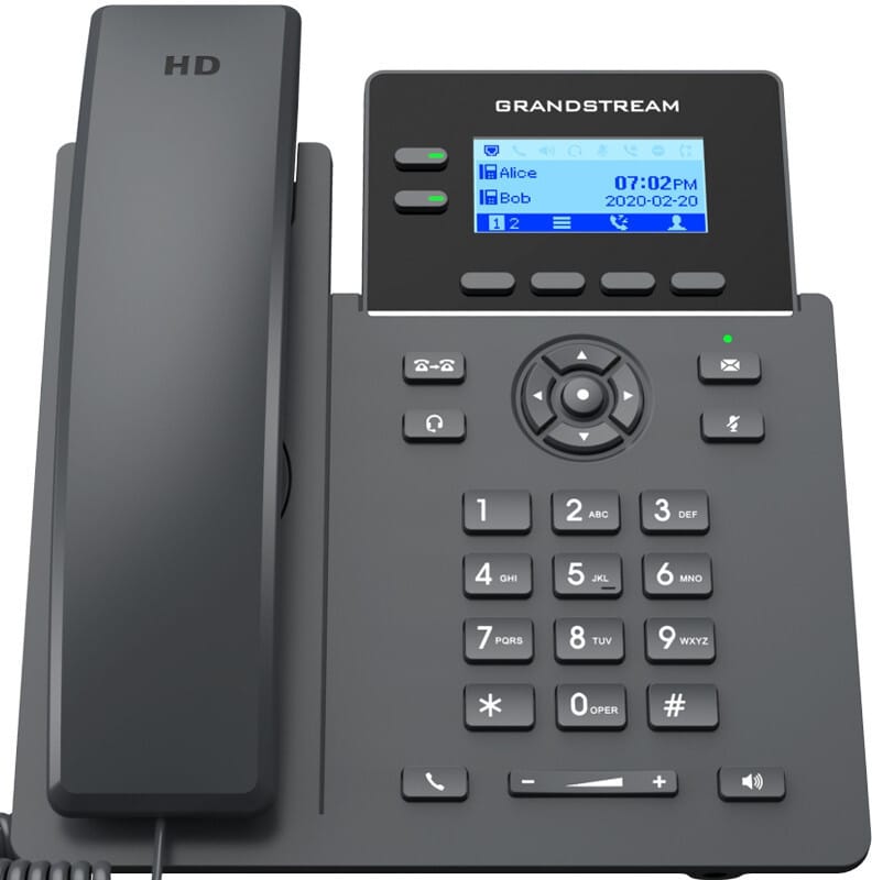 هاتف IP سلكي 4 حسابات SIP / 2 خطوط Grandstream GRP2602 — صورة 1