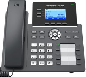 Téléphone IP filaire 6 Comptes SIP / 3 lignes Grandstream GRP2604P