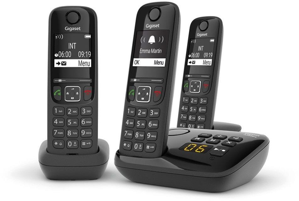 Téléphone sans fil Gigaset AS690A Trio DECT - Noir (4250366854717) — image 2