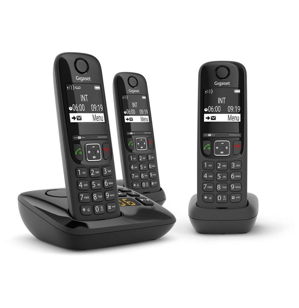 Téléphone sans fil Gigaset AS690A Trio DECT - Noir (4250366854717)