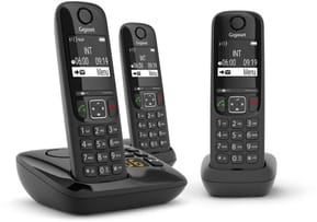 Téléphone sans fil Gigaset AS690A Trio DECT - Noir (4250366854717)