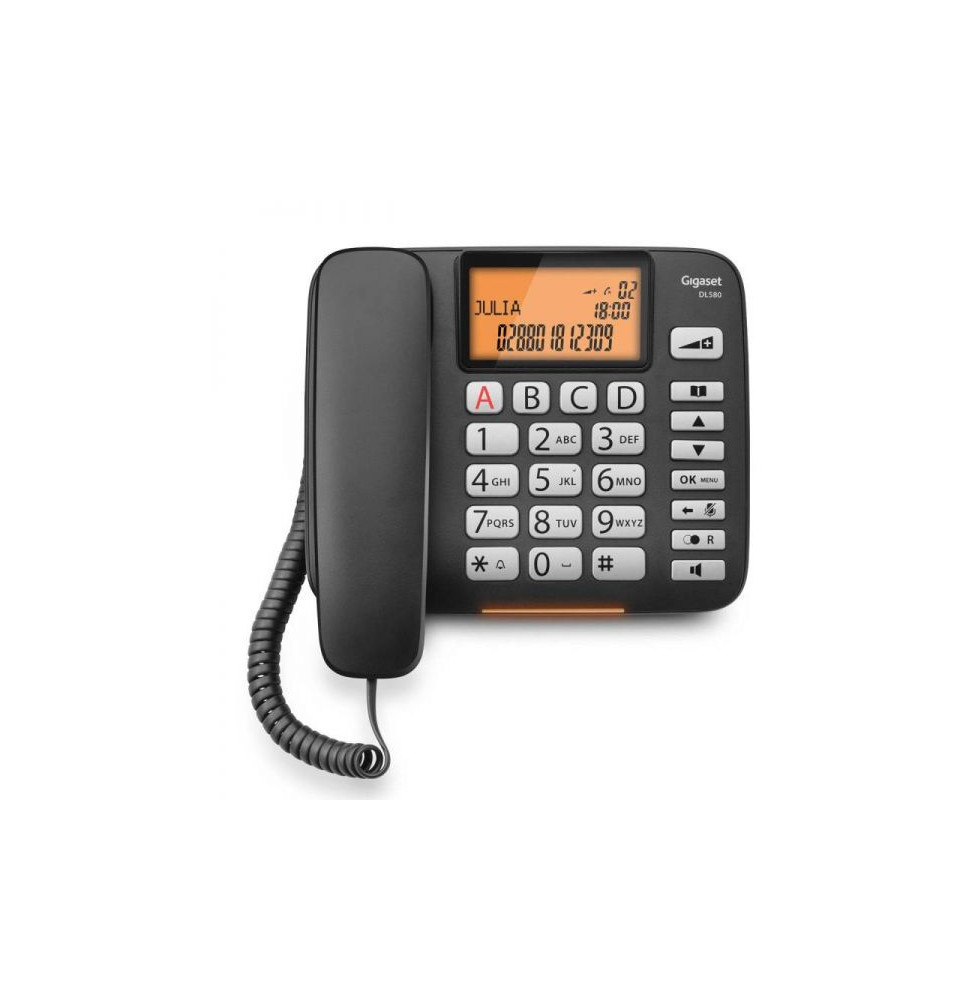 Téléphone filaire intuitif Gigaset DL580 (4250366855394)