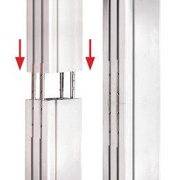 Vertical Support Column B-Tech pour système X (BT8380-060/B V3)