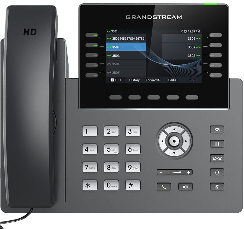 هاتف IP بـ16 حساب SIP (10 خطوط) Grandstream GRP2615 — صورة 1