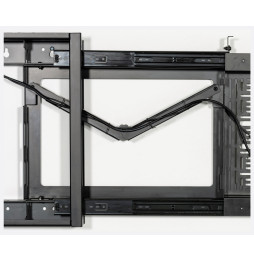 Support mural pour écran plat avec plateau de rangement AV coulissant B-Tech (BT7883/B)