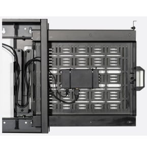 Support mural pour écran plat avec plateau de rangement AV coulissant B-Tech (BT7883/B)