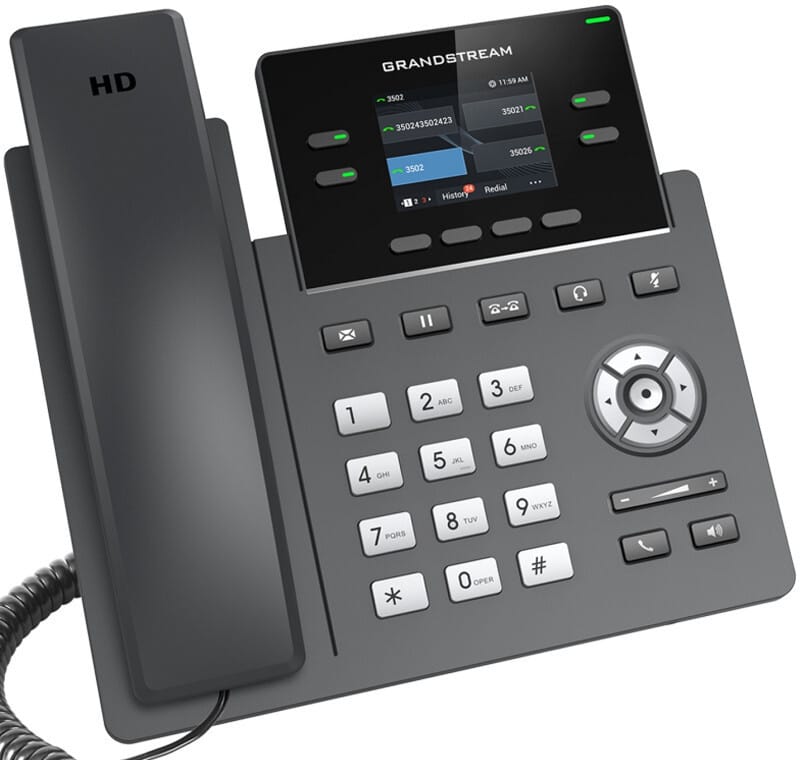 Téléphone IP 2 Comptes SIP / 4 lignes Grandstream GRP2612 — image 2