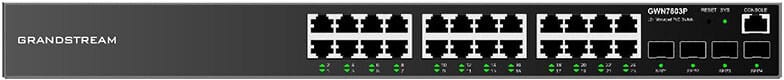 جهاز Switch مُدار من المستوى 2+ Grandstream GWN7803P 24 منفذ PoE Gigabit + 4 منافذ SFP — صورة 1