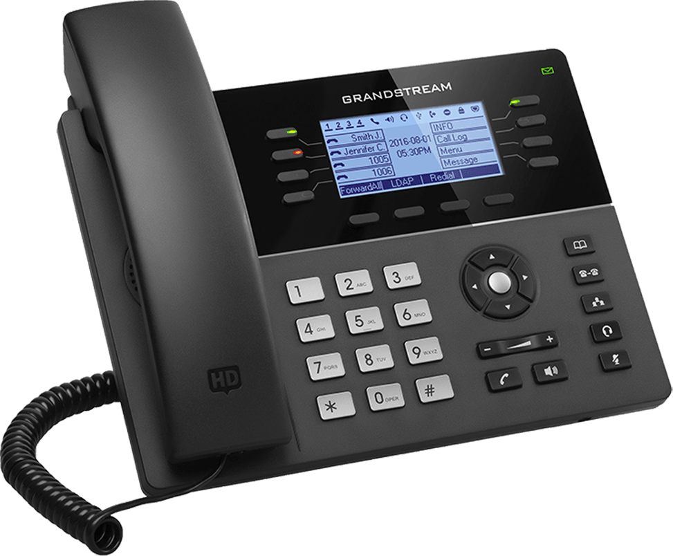 Téléphone IP 4 comptes SIP / 8 lignes Grandstream GXP1782 — image 2