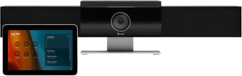 طقم غرفة متوسطة HP Poly Studio لـ MS Teams: شريط فيديو Studio USB مع GC8 (ABB) (9C983AA) — صورة 1