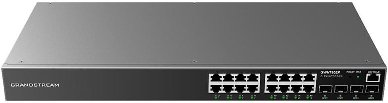 جهاز Switch مُدار من المستوى 2+ Grandstream GWN7802P 16 منفذ PoE Gigabit + 4 منافذ SFP — صورة 1