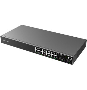 Switch Administrable Niveau 2+ Grandstream GWN7802P 16 Ports PoE Gigabit + 4 Ports SFP