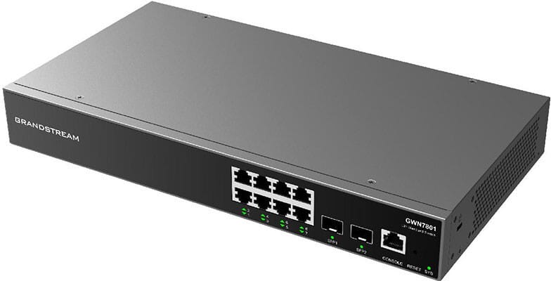Grandstream GWN7801 Layer 2+ Managed Switch 8 Gigabit Ports + 2 SFP Ports — image 3