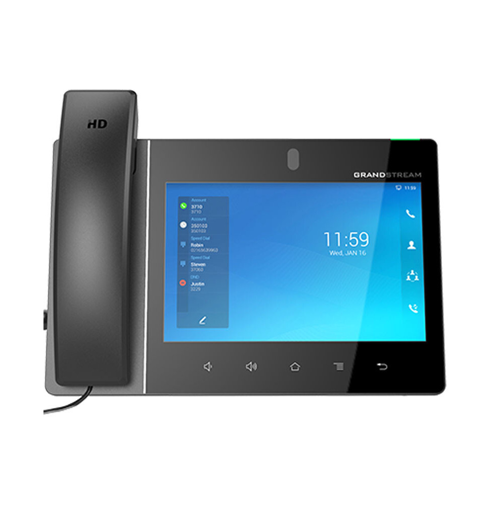 Visiophone IP intégrées 16 lignes Grandstream GXV3480