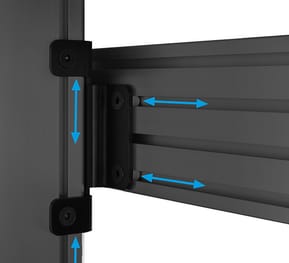 Kit de jonction B-Tech pour supports Audio Vidéo System X (BT8380-JPK/B) — image 2