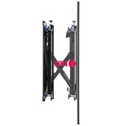 Support mural vidéo B-Tech à service complet et à ouverture douce Slimline (BT8312/B V2)