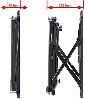 Support mural vidéo B-Tech à service complet et à ouverture douce Slimline (BT8312/B V2) — image 4