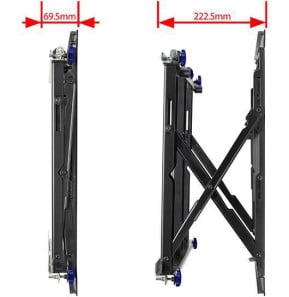Support mural vidéo B-Tech à service complet et à ouverture douce Slimline (BT8312/B V2)