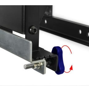 Support mural vidéo B-Tech à service complet et à ouverture douce Slimline (BT8312/B V2)