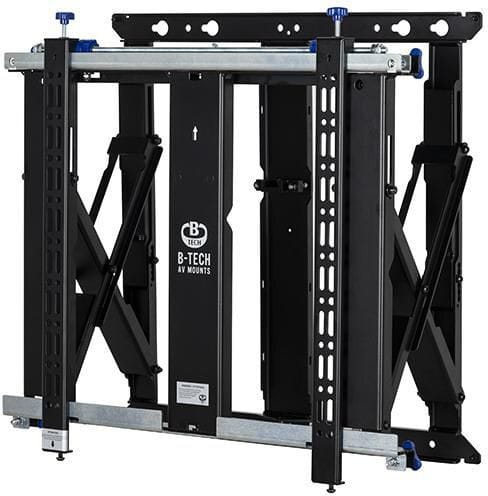 Support mural vidéo B-Tech à service complet et à ouverture douce Slimline (BT8312/B V2)