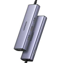 HUB Ugreen Revodok 1061 USB-C 6 en 1 Supporte PD (Power Delivery) 100W Recharge (15598)