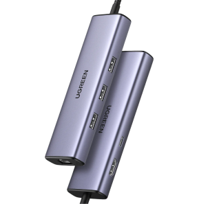 HUB Ugreen Revodok 1061 USB-C 6 en 1 Supporte PD (Power Delivery) 100W Recharge (15598)