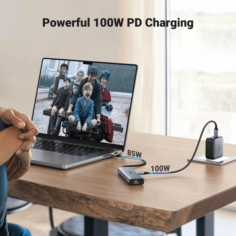HUB Ugreen Revodok 1061 USB-C 6 en 1 Supporte PD (Power Delivery) 100W Recharge (15598) — image 5