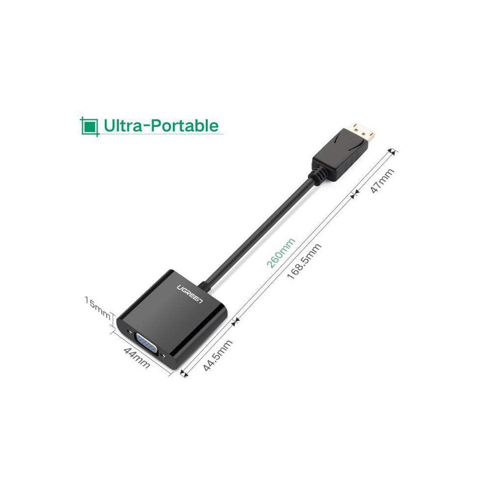 Câble Ugreen DisplayPort Mâle vers VGA Femelle