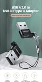 محول Ugreen USB-A ذكر إلى USB-C أنثى (50568)