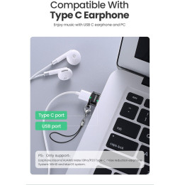 Adaptateur Ugreen USB-A Mâle vers USB-C Femelle (50568)