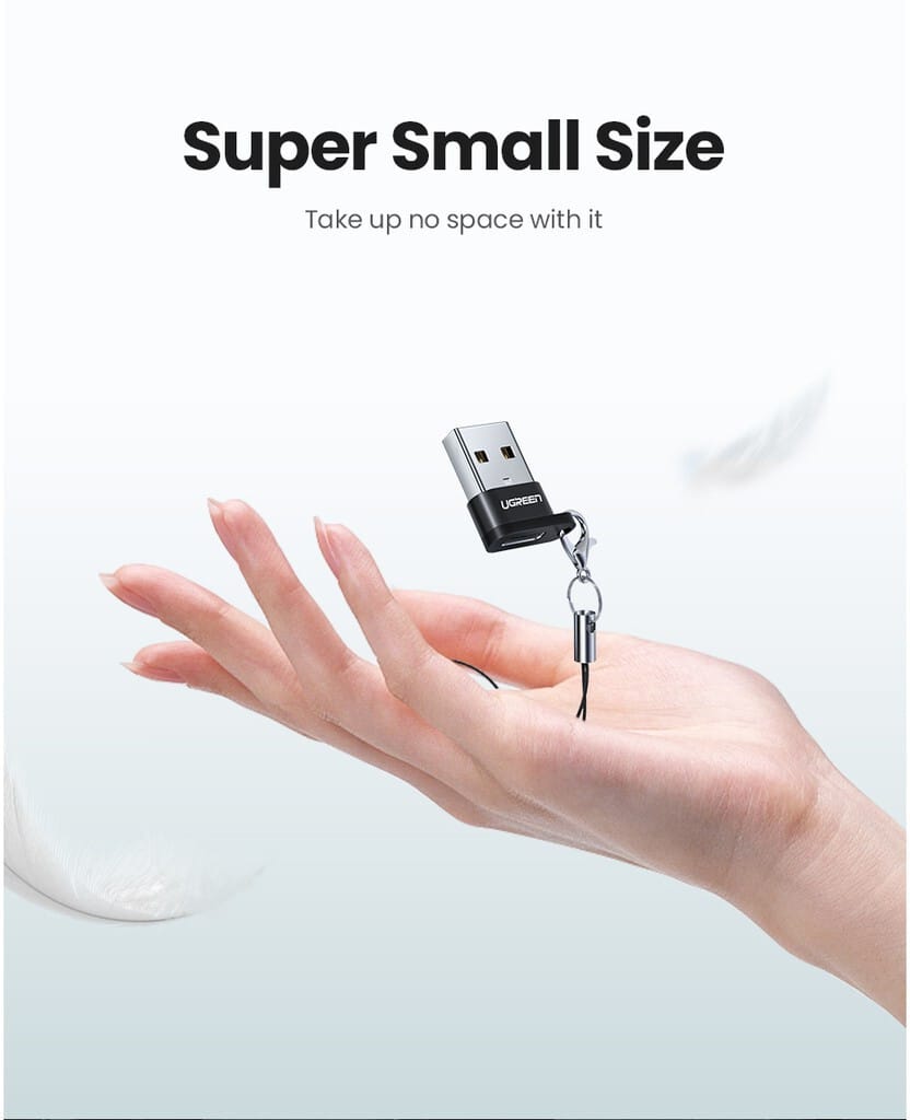 Adaptateur Ugreen USB-A Mâle vers USB-C Femelle (50568) — image 6