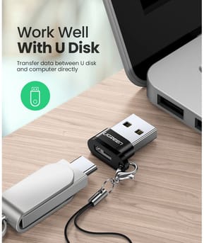 Adaptateur Ugreen USB-A Mâle vers USB-C Femelle (50568) — image 2