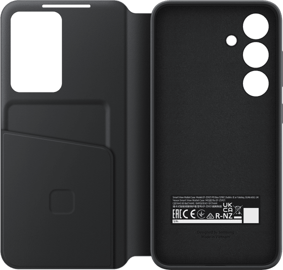 Étui Smart View avec porte-carte Samsung pour Galaxy S24 (EF-ZS921CBEGWW)