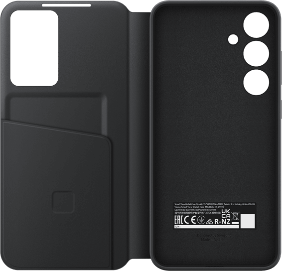Étui Smart View avec porte-carte Samsung pour Galaxy S24+ (EF-ZS926CBEGWW)