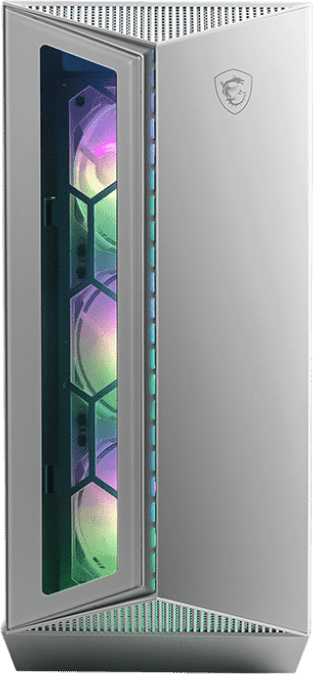 MSI MPG GUNGNIR 110R WHITE Gaming PC Case (306-7G10W21-W57) — image 3