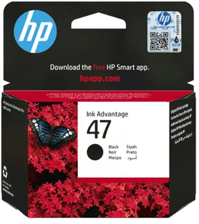 HP 47 Noir - Cartouche d'encre HP d'origine (6ZD21AE)