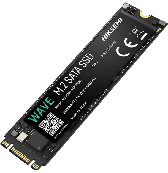Disque Dur interne SSD Hiksemi Wave(N) M.2 2280 SATA III 256 Go (HS-SSD-WAVE-N-256G)