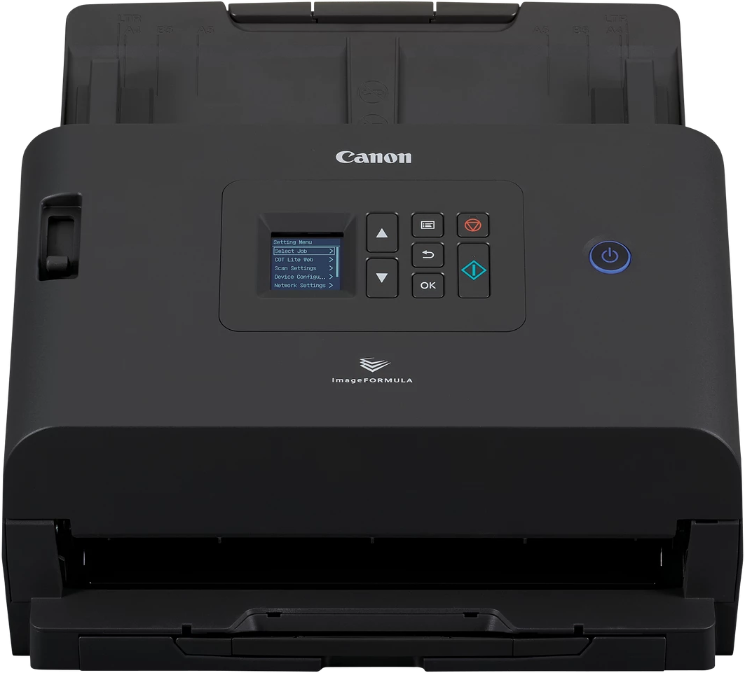 Scanner Document Canon DR-S250N – Chargeur 60 Pages, 50 Pages/min – Numérisation Web, Sans Pilote – Logiciel Inclus
