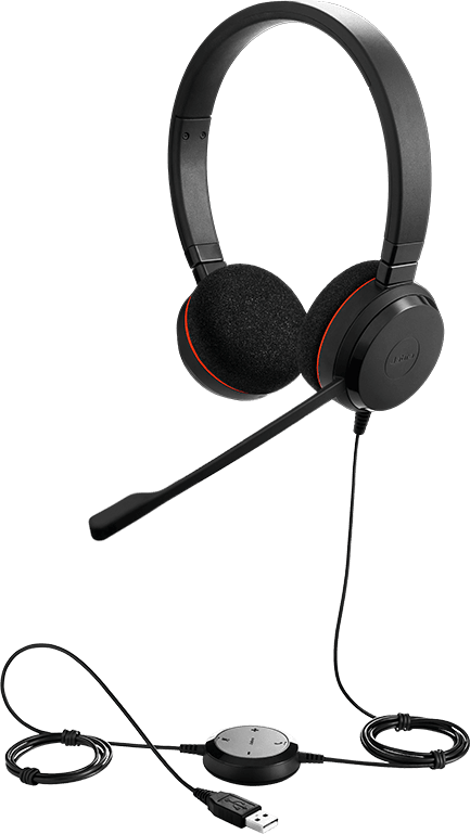 Jabra Evolve 20 MS Stereo Headset - USB (4999-823-109) — image 2