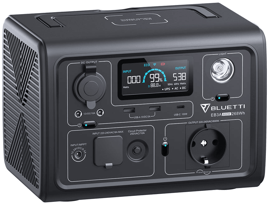 Station d'alimentation portable BLUETTI EB3A | 600W, 268Wh — image 3