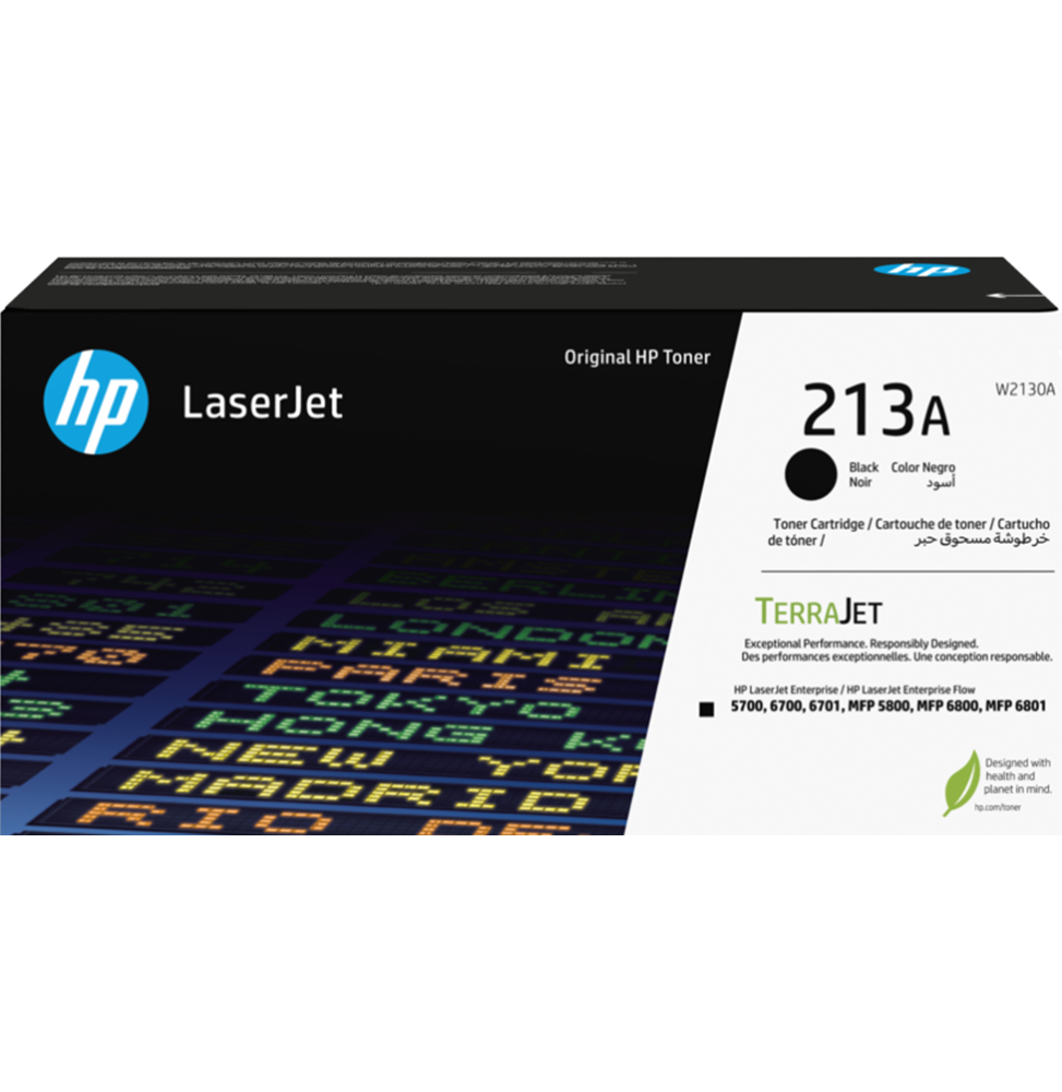 HP 213A Noir (W2130A) - Toner HP LaserJet d'origine