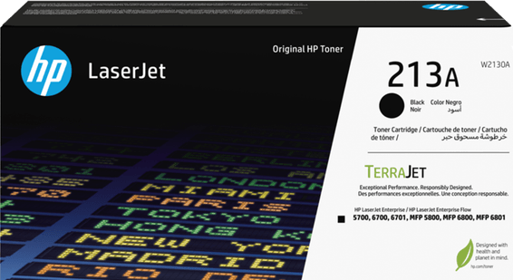HP 213A Noir (W2130A) - Toner HP LaserJet d'origine