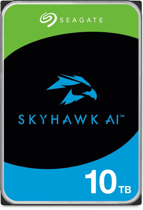 Disque dur interne 3.5" Seagate SkyHawk AI 10 To pour la vidéosurveillance (ST10000VE001)