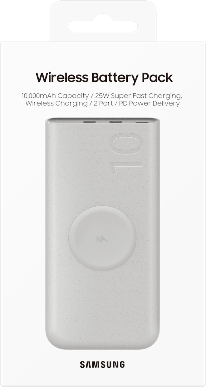 بطارية متنقلة Samsung Power Bank 10,000 mAh لاسلكية (EB-U2510XUEGWW) — صورة 7